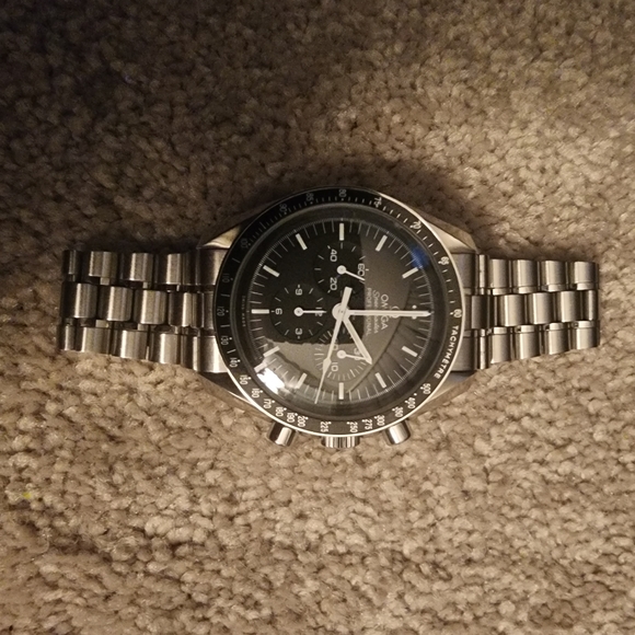 Omega Speedmaster Moonwatch Hesalite 42mm discontinued 1861 BIG BOX - Picture 7 of 15